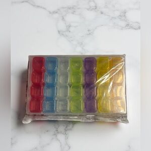 Colorful Small Grid Organizer w/Case